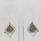 Rainforest jasper Silver Pendant Set