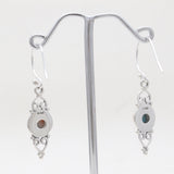 Turquoise Spiny Oyster Silver Earrings