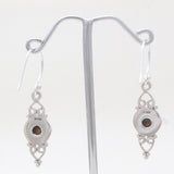 Turquoise Spiny Oyster Silver Earrings