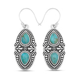 Boulder Turquoise Silver Pendant Set