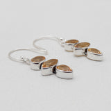 Citrine Silver Earrings
