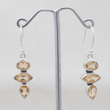 Citrine Silver Earrings