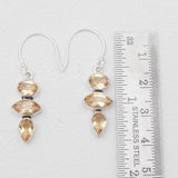 Citrine Silver Earrings