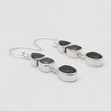 Blue Topaz Silver Earrings