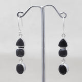Blue Topaz Silver Earrings