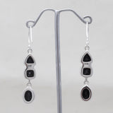 Blue Topaz Silver Earrings