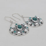 925 Sterling Silver Tibetan Turquoise Jewelry Sets
