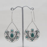 925 Sterling Silver Tibetan Turquoise Jewelry Sets