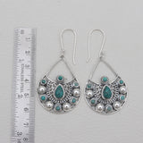 925 Sterling Silver Tibetan Turquoise Jewelry Sets