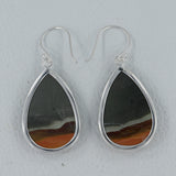 925 Silver Polychrome Jasper Earrings