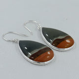 925 Silver Polychrome Jasper Earrings