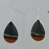 925 Silver Polychrome Jasper Earrings