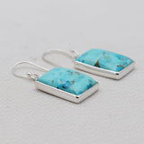Arizona Turquoise Silver Earrings