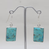 Arizona Turquoise Silver Earrings