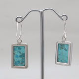 Arizona Turquoise Silver Earrings