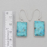 Arizona Turquoise Silver Earrings