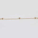 Gold Vermeil Emerald Hand Chain Bracelets