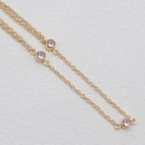 Gold Vermeil Emerald Hand Chain Bracelets