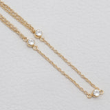Gold Vermeil Emerald Hand Chain Bracelets