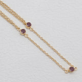 Gold Vermeil Emerald Hand Chain Bracelets