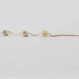 Gold Vermeil Hessonite Chain Bracelets
