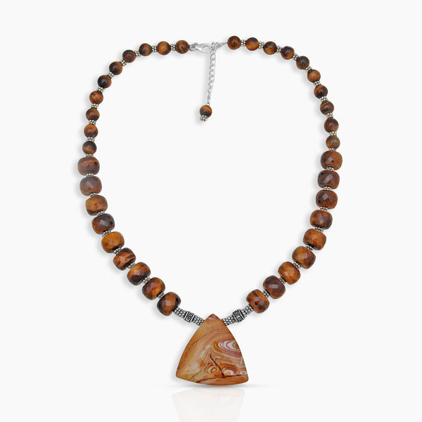 Tiger Eye Beads Necklaces