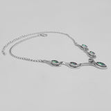 925 Sterling Silver Mystic Quartz Necklace