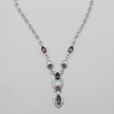 Mystic Quartz Silver Designer Necklace