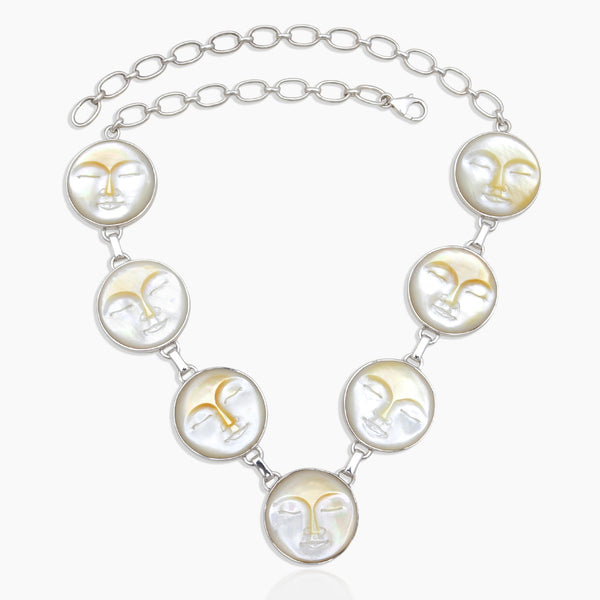 925 Sterling Silver Mother of Pearl Necklaces