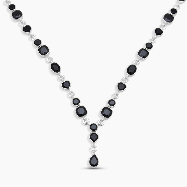 925 Sterling Silver Black Onyx Necklaces