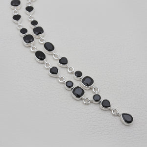 925 Sterling Silver Black Onyx Necklaces