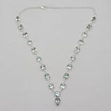 Green Amethyst Silver Necklaces