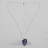 Tanzanite Silver Necklaces