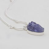 Tanzanite Silver Necklaces