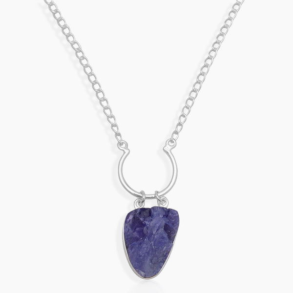 Tanzanite Silver Necklaces