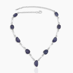 925 Sterling Silver Tanzanite Necklaces