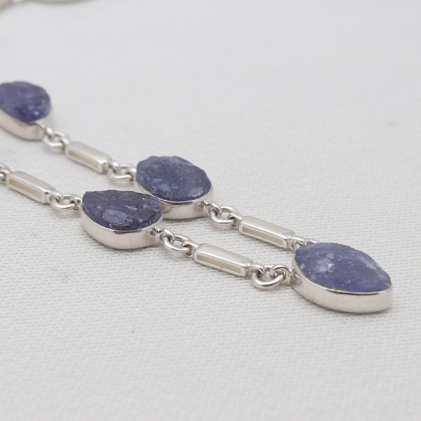 925 Sterling Silver Tanzanite Necklaces
