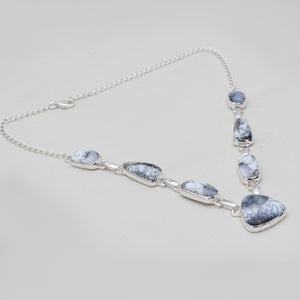 925 Silver Dendritic Opal Necklaces