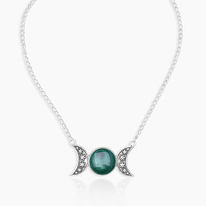 925 Sterling Silver Malachite Necklaces