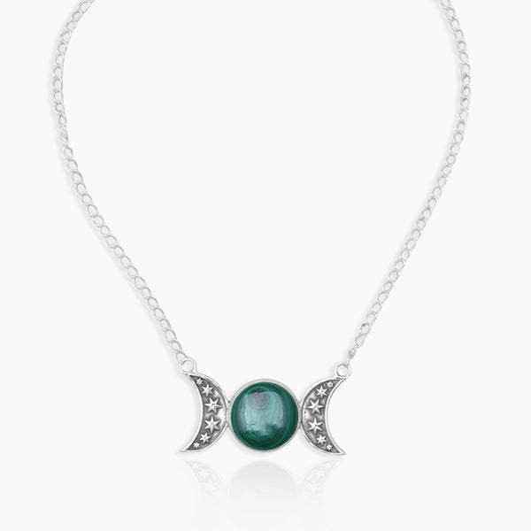 925 Sterling Silver Malachite Necklaces