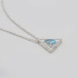 Citrine Silver Minimalist Necklaces