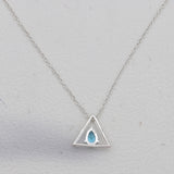 Citrine Silver Minimalist Necklaces