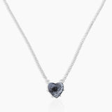Dendritic Opal Silver Minimalist Necklaces