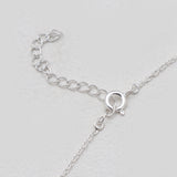Dendritic Opal Silver Minimalist Necklaces