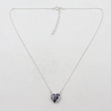 Dendritic Opal Silver Minimalist Necklaces