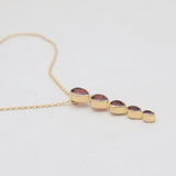 Gold Vermeil Mystic Quartz Minimalist Necklaces