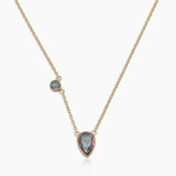 Mystic Quartz Gold Vermeil Minimalist Necklaces