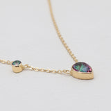 Mystic Quartz Gold Vermeil Minimalist Necklaces