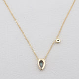 Mystic Quartz Gold Vermeil Minimalist Necklaces