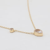 Mystic Quartz Gold Vermeil Minimalist Necklaces